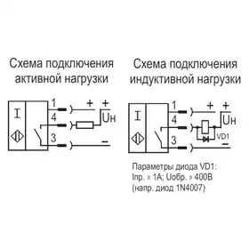 Индуктивный датчик ТЕКО ISB AC12S-31N-1,5-LS4-T-O