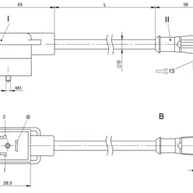 Соединительный кабель Balluff BCC VB03-M423-3E-666-PX0350-003