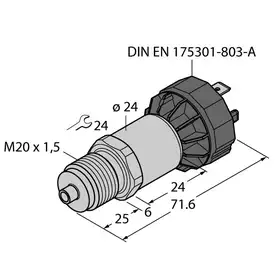 Датчик давления TURCK PT2.5R-1020-I2-DA91/X