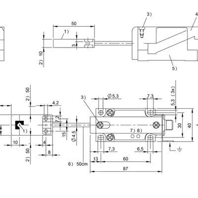 RFID головка чтения/записи Balluff BIS L-409-045-004-07-S4