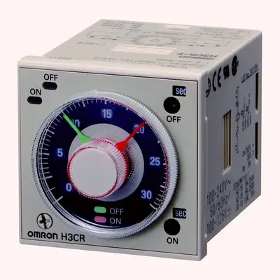 Аналоговый сдвоенный таймер Omron H3CR-F8N 100-240VAC/100-125VDC