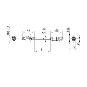 Соединительный кабель Wenglor ZC1V013