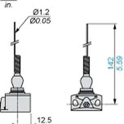 Kонцевой выключатель Telemecanique XCKP2506G11