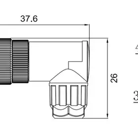 Разъем LANBAO QE8-W4G