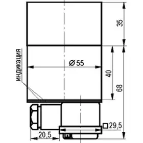 Индуктивный датчик ТЕКО ISN HT5A-31N-35-LZ