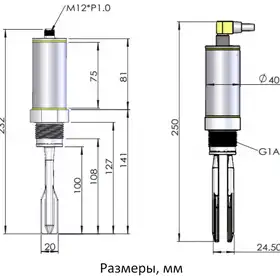 Датчик уровня вибрационный EMA Electronics VRM10AA01086