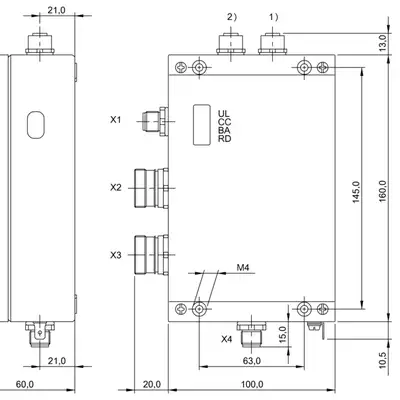 Блок обработки RFID Balluff BIS M-6021-023-050-03-ST8