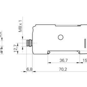Усилитель для оптоволоконных датчиков Baumer FVDK 10N66Z0/S35A