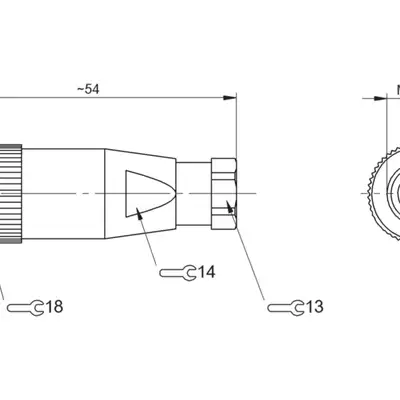 Разъем Balluff BCC M435-0000-1A-000-41X475-000