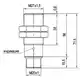 Индуктивный датчик ТЕКО ISBm AC7B8-31P-10-400-LZR18-CV