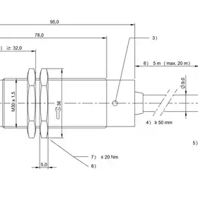 RFID головка чтения/записи Balluff BIS C-60R-002-08P-PU-20