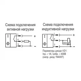 Индуктивный датчик ТЕКО ISB WC214S8-31P-1,5-ZS4-50