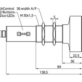 Ультразвуковой датчик Microsonic mic-601/DD/HV/M30E R1