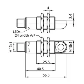 Ультразвуковой датчик Microsonic pico+35/WK/F/A