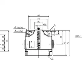 Блочный выключатель Balluff BNS 813-B04-R12-61-A-22-04-FC