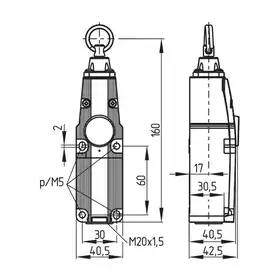 Тросовый переключатель Schmersal TQ 700-02 S