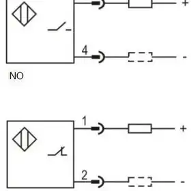 Индуктивный датчик LANBAO LE40XZSN40DLOY-D
