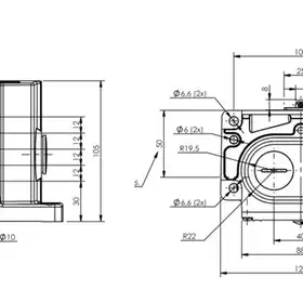 Блочный выключатель Balluff BNS 813-D05-R12-100-10-02-FD