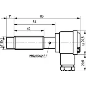 Индуктивный датчик ТЕКО ISN ET41A-32P-8F-L
