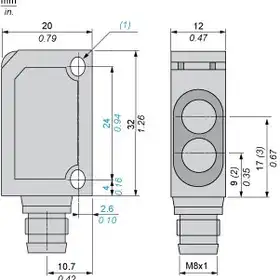 Оптический датчик Telemecanique XUYPSCO929L2SP