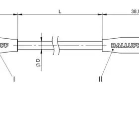 Соединительный кабель Balluff BCC M314-M313-30-300-VX8334-015