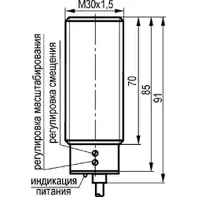 Индуктивный датчик расстояния ТЕКО ISAB A81A5-35P-R10-P