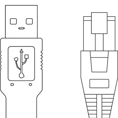 Соединительный кабель Leuze Electronic KSS CR-USB-AA-RJ41-A-T0-018