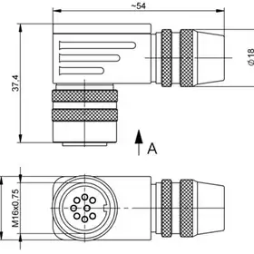Разъем Balluff BKS-S 33M-00