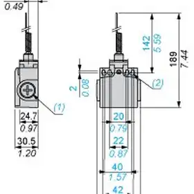 Kонцевой выключатель Telemecanique XCNT2706G11