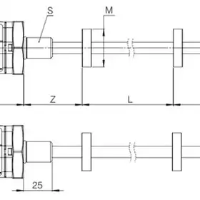 Магнитострикционные датчики линейных перемещений AMT Linear Position Sensor серии KH с цифровым импульсным сигналом (Start/Stop)