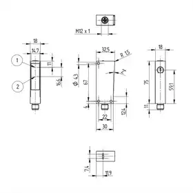 Оптический датчик Wenglor P1NH310