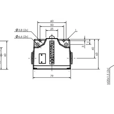 Блочный выключатель Balluff BNS 813-B02-D16-61-D-10-01