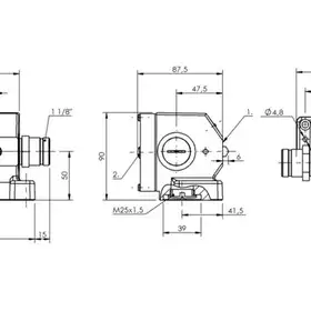 Блочный выключатель Balluff BNS 819-B08-D12-72-10-FD-S90R