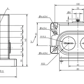 Блочный выключатель Balluff BNS 813-D06-R16-100-22-06