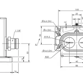 Блочный выключатель Balluff BNS 819-D05-L16-100-10-FD-S90R