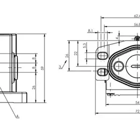 Блочный выключатель Balluff BNS 813-B03-R08-46-60-01