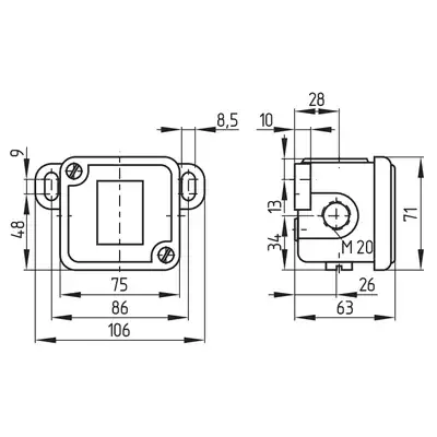 Kонцевой выключатель Schmersal TR422-01Y