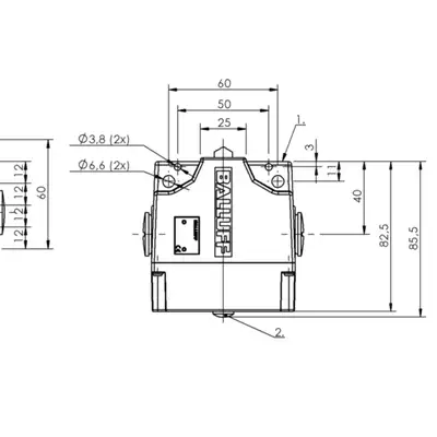 Блочный выключатель Balluff BNS 819-B04-D12-61-12-10-FD