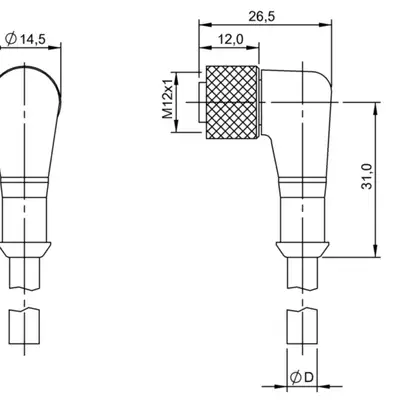 Разъем с кабелем Balluff BKS-S 20-13-PU-05