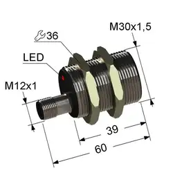 Индуктивный датчик Мега-К VB2-30M60-10B31-C4