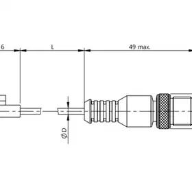 Магнитный датчик для цилиндра Balluff BMF 103K-PS-C-2A-S4-00,5