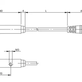 Оптический датчик Balluff BOS Q08M-X-LS20-00,2-S49