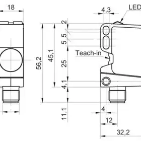 Ультразвуковой датчик Baumer U500.PA0.2-GP2J.72F
