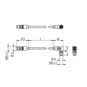 Соединительный кабель Wenglor ZC1V008