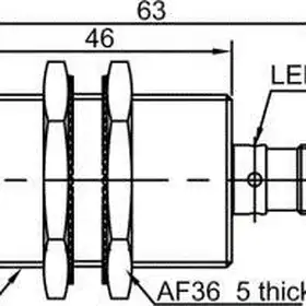 Индуктивный датчик LANBAO LR30XBN15DPCA-E2