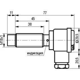 Индуктивный датчик ТЕКО ISN ET4A-32N-8-L
