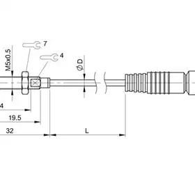 Индуктивный датчик Balluff BHS G409N-PSD10-EP00,3-GS49