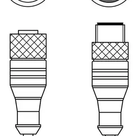 Соединительный кабель Leuze Electronic KDS U-M12-4A-M12-4A-V1-200