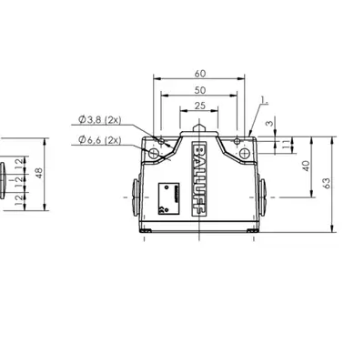 Блочный выключатель Balluff BNS 819-B03-E12-61-12-10