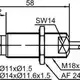 Индуктивный датчик LANBAO LR18XBF02DPOB